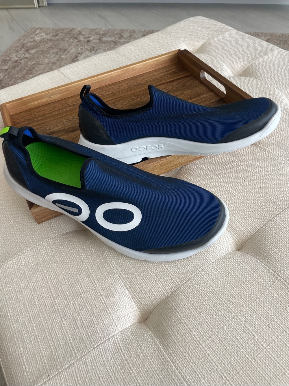 Oofos for men Navy - Picture 2 of 6